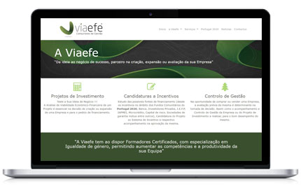 Construção Website para VIAEFE